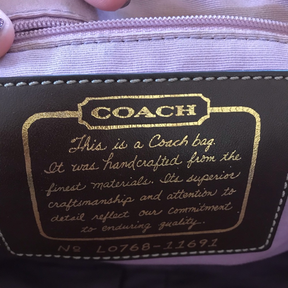 COACH signature tote bag - Picture 7 of 8